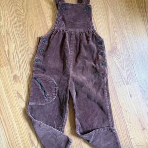 Unbranded Brown and Burgundy Dungarees-overalls